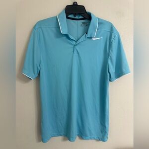 Nike Golf Dri-FIT Polo Shirt Light Blue Men’s Medium